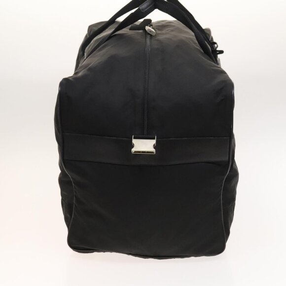 PRADA Boston Bag Nylon 2way Black Silver Auth - Picture 4 of 16